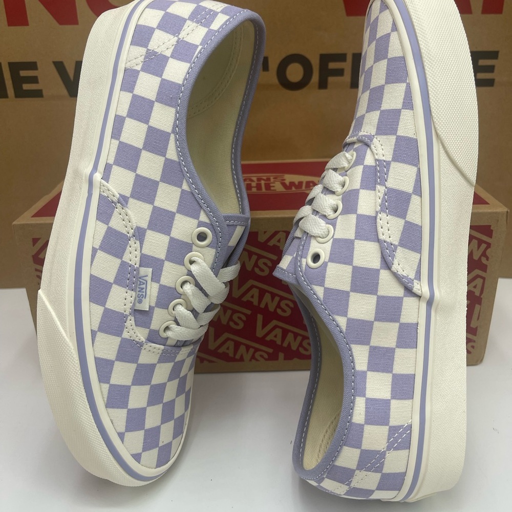 Vans WMNS Authentic
Checkerboard Lilac Sneakers 
VN000BW5LLC
 Lavender - Picture 11 of 16